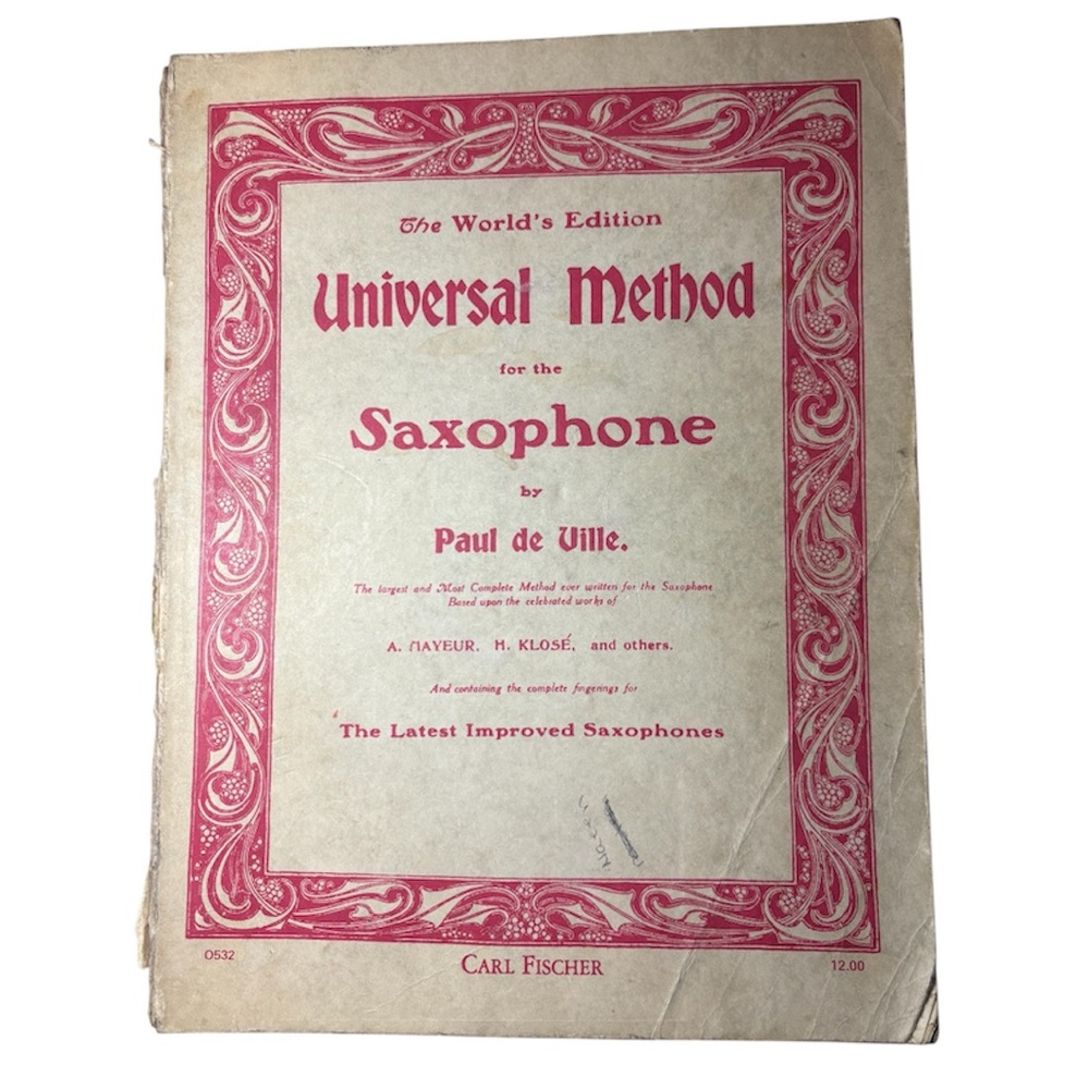 Universal Method for the Saxophone by Paul de Ville